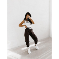 SPODNIE BURNT SIENNA PANTS OLAVOGA BROWN