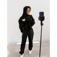 KURTKA DAMSKA BOMBER BURNT SIENNA JACKET OLAVOGA BLACK