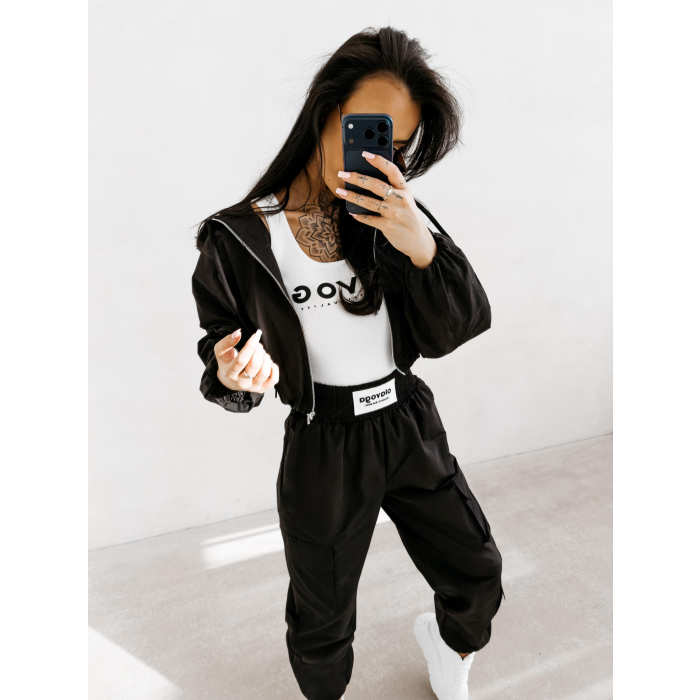 KURTKA DAMSKA BOMBER BURNT SIENNA JACKET OLAVOGA BLACK