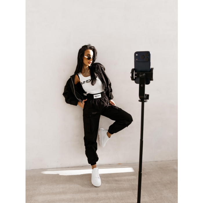KURTKA DAMSKA BOMBER BURNT SIENNA JACKET OLAVOGA BLACK