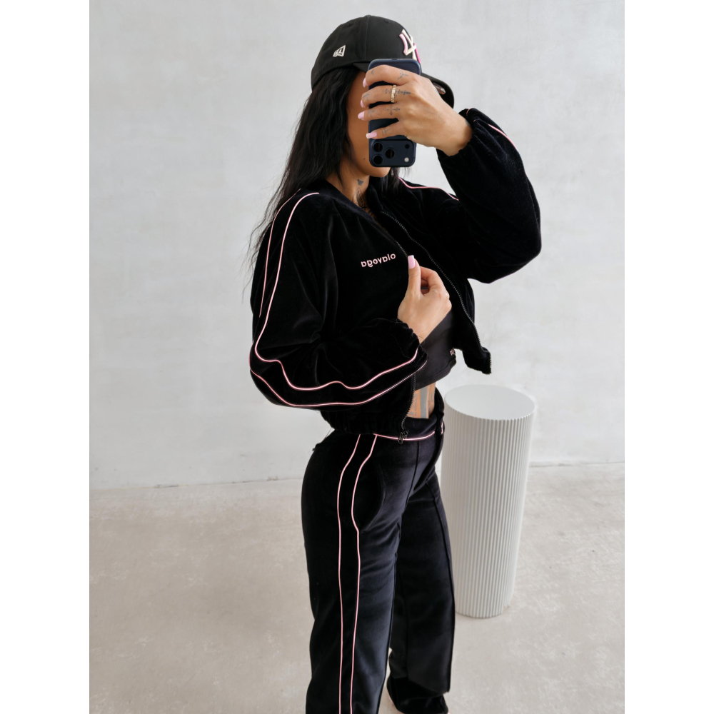 KURTKA DAMSKA BOMBER OLAVOGA ELVIA BLACK