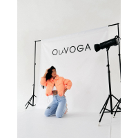 KURTKA DAMSKA BOMBER PIKOWANA OLAVOGA YUE NEON CORAL