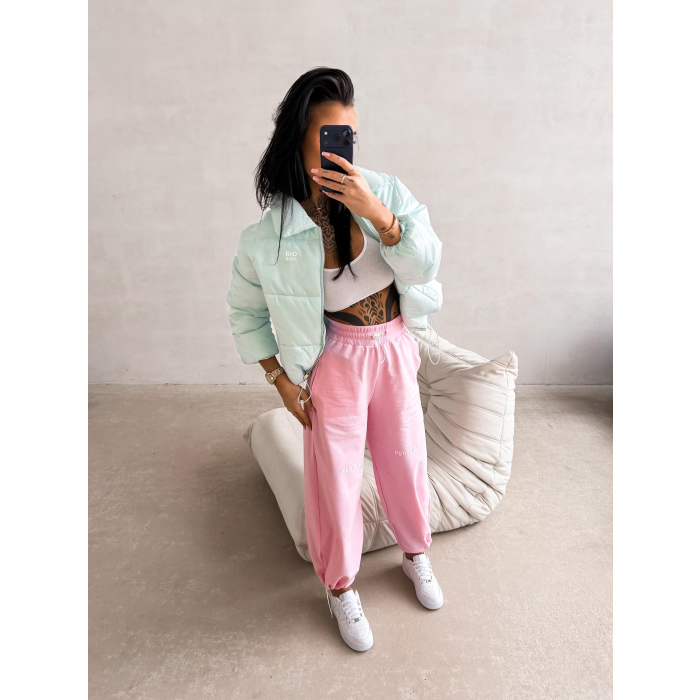 KURTKA DAMSKA BOMBER PIKOWANA OLAVOGA YUE MINT