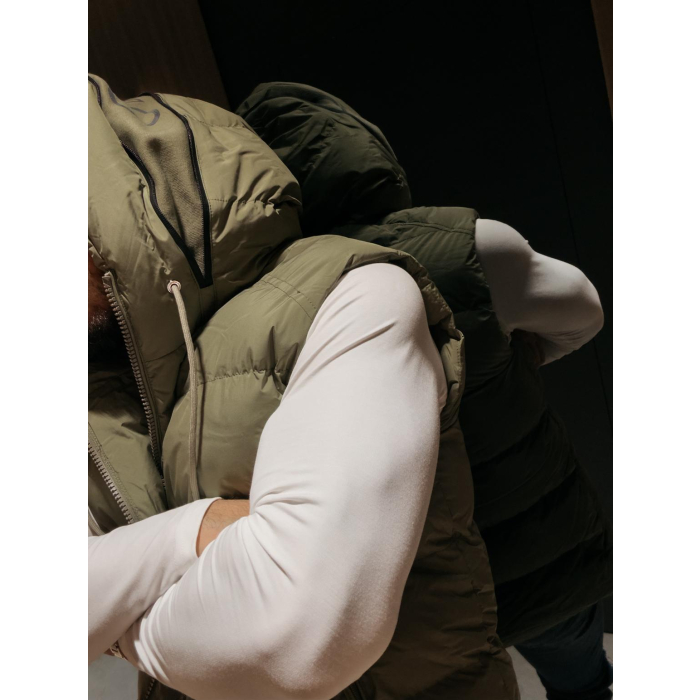 KURTKA KAMIZELKA BEZRĘKAWNIK MĘSKI OLAVOGA MEN TAER KHAKI