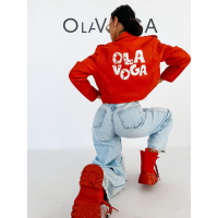 KURTKA KATANA RAMONESKA GOLD OLAVOGA LADYO RED