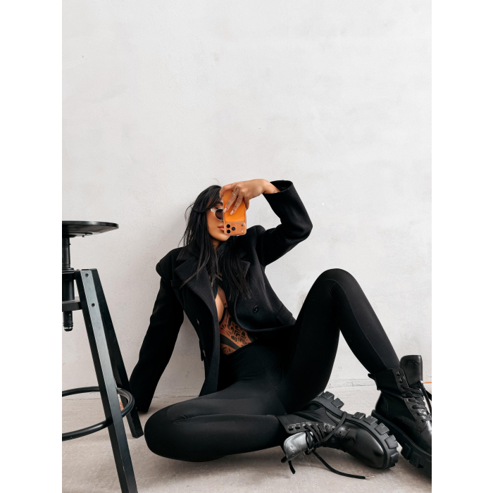 MARYNARKA ŻAKIET OLAVOGA HUSH BLACK
