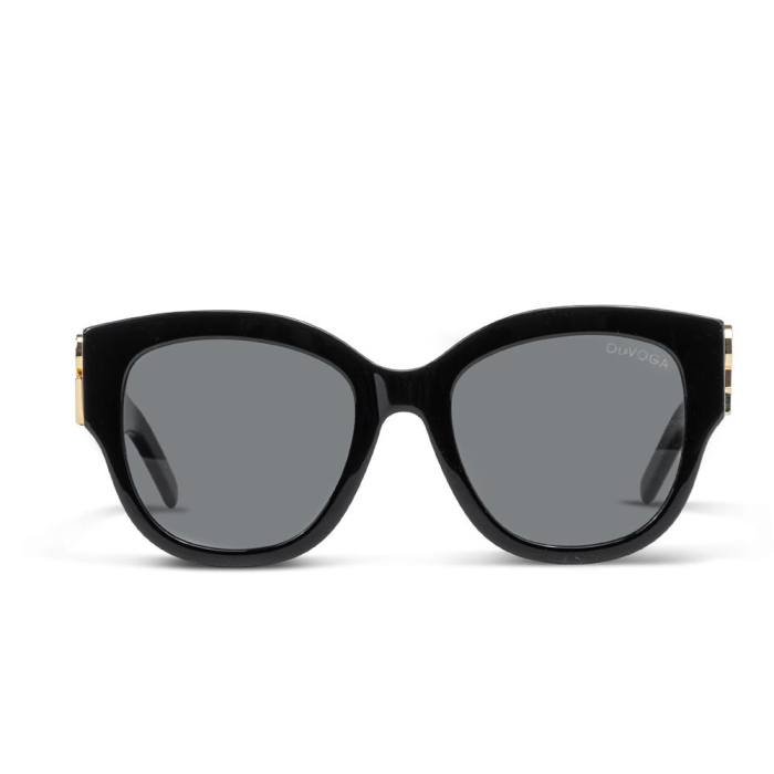 OKULARY DAMSKIE PRZECIWSŁONECZNE OLAVOGA OPULENZA BLACK