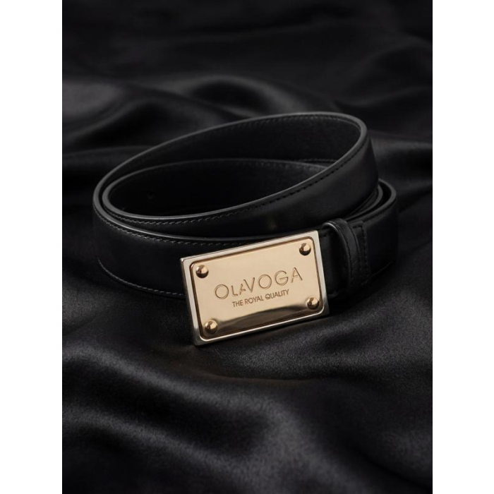 PASEK SKÓRA OLAVOGA ITHACA BLACK