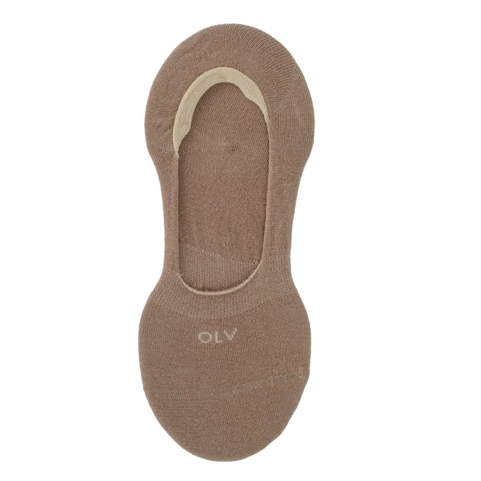 SKARPETKI WOMAN SOCKS STOPKI OLAVOGA TAIING DARK BEIGE