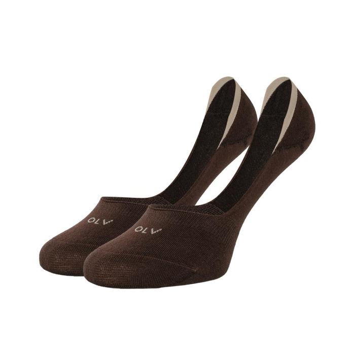 SKARPETKI WOMAN SOCKS STOPKI OLAVOGA TAIING BROWN