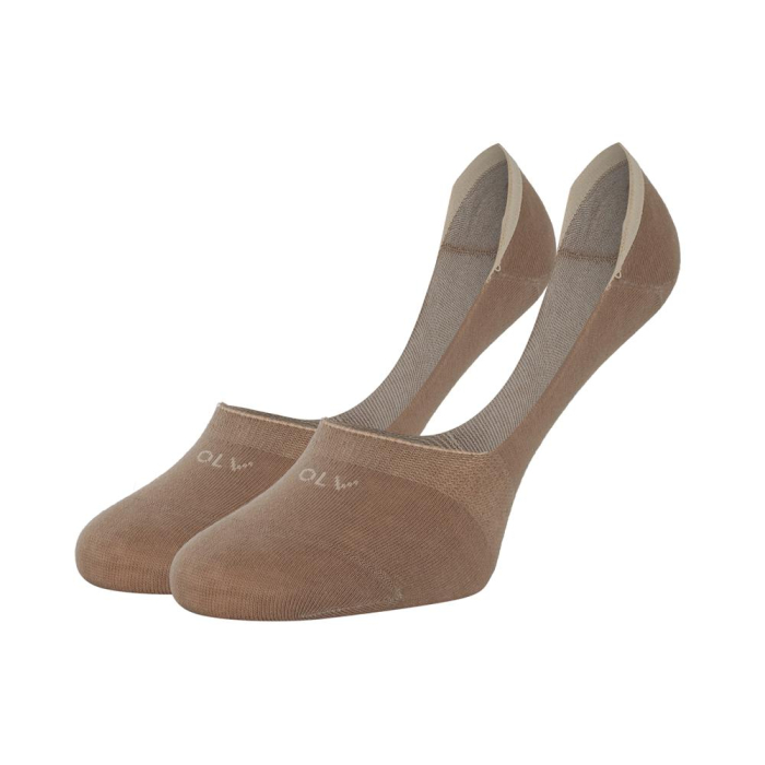 SKARPETKI WOMAN SOCKS STOPKI OLAVOGA TAIING DARK BEIGE