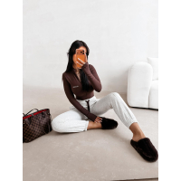 BODY DAMSKIE NA ZAMEK MODELUJĄCE OLAVOGA ESSENTIAL BROWN