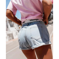 SPODENKI JEANSOWE WYWIJANY PAS OLAVOGA TILLA JEANS