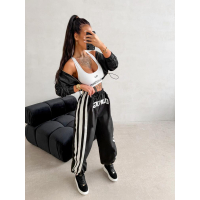 SPODNIE DAMSKIE LAMPASY OLAVOGA DANCE BLACK