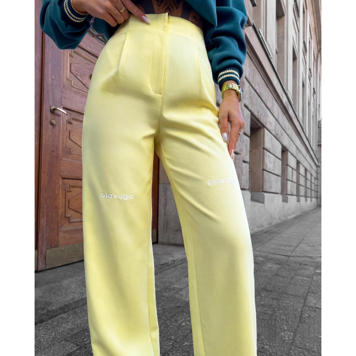 SPODNIE DAMSKIE OLAVOGA SIRA YELLOW