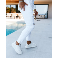 SPODNIE JEANSOWE MĘSKIE DENIM OLAVOGA MEN DANITY WHITE