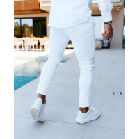 SPODNIE JEANSOWE MĘSKIE DENIM OLAVOGA MEN DANITY WHITE