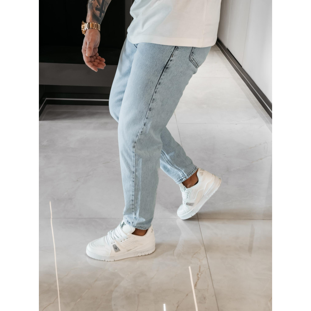 SPODNIE JEANSOWE MĘSKIE DENIM OLAVOGA MEN DAPI LIGHT BLUE