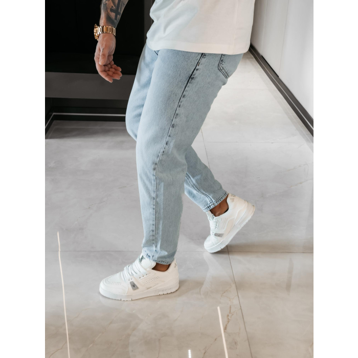 SPODNIE JEANSOWE MĘSKIE DENIM OLAVOGA MEN DAPI LIGHT BLUE