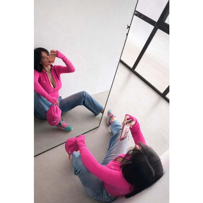 BODY DAMSKIE NA ZAMEK MODELUJĄCE OLAVOGA ESSENTIAL PINK