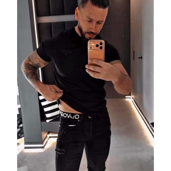 SPODNIE JEANSOWE MĘSKIE OLAVOGA MEN SPEED BLACK