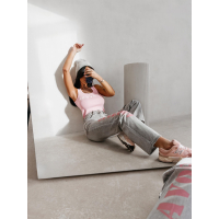 SPODNIE JENSOWE DENIM DZIURY FARBA OLAVOGA LOVERI GRAY