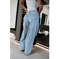 SPODNIE JENSOWE DENIM DZIURY OLAVOGA SUSULU BLUE