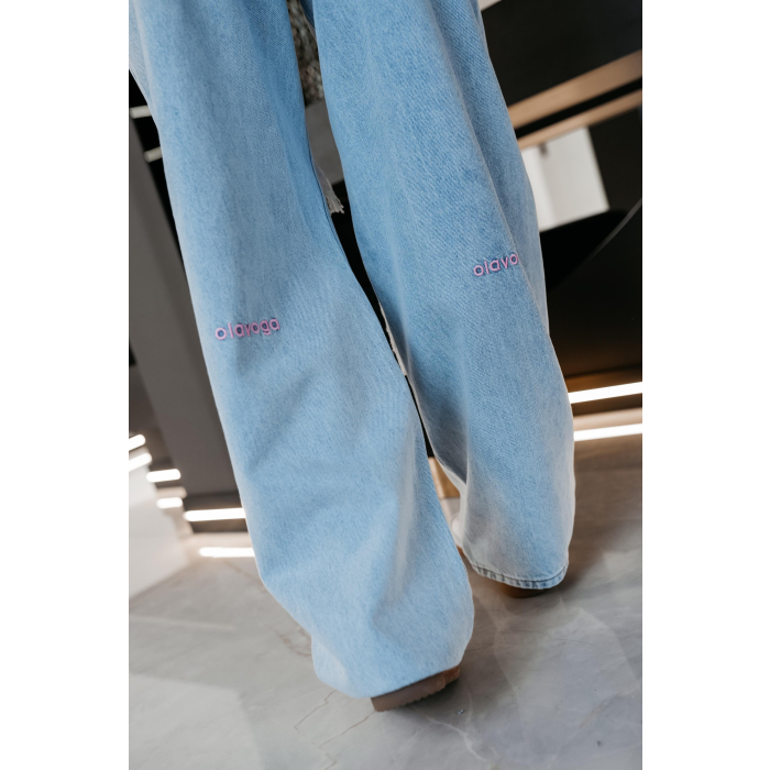 SPODNIE JENSOWE DENIM DZIURY OLAVOGA SUSULU BLUE