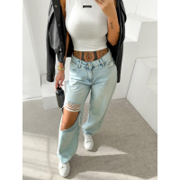 SPODNIE JENSOWE DENIM OLAVOGA APALO BLUE