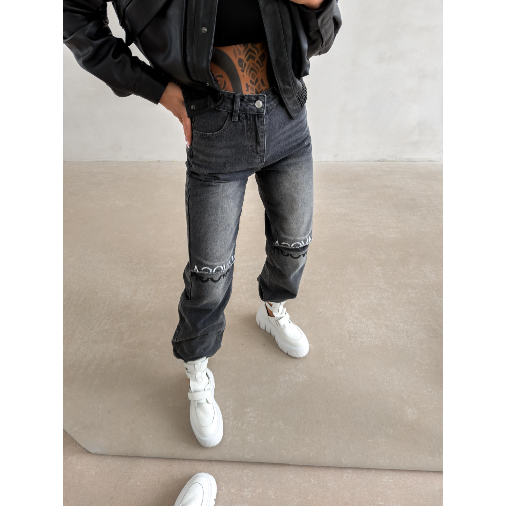 SPODNIE JENSOWE DENIM OLAVOGA DAKEN DARK GRAY