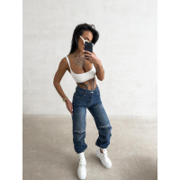 SPODNIE JENSOWE DENIM OLAVOGA DAKEN DARK JEANS BLUE