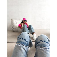 SPODNIE JENSOWE DENIM OLAVOGA DAKEN LIGHT JEANS BLUE