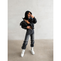 SPODNIE JENSOWE DENIM OLAVOGA DAKEN DARK GRAY