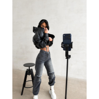 SPODNIE JENSOWE DENIM OLAVOGA DAKEN DARK GRAY