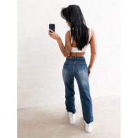 SPODNIE JENSOWE DENIM OLAVOGA DAKEN DARK JEANS BLUE