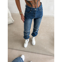 SPODNIE JENSOWE DENIM OLAVOGA DAKEN DARK JEANS BLUE