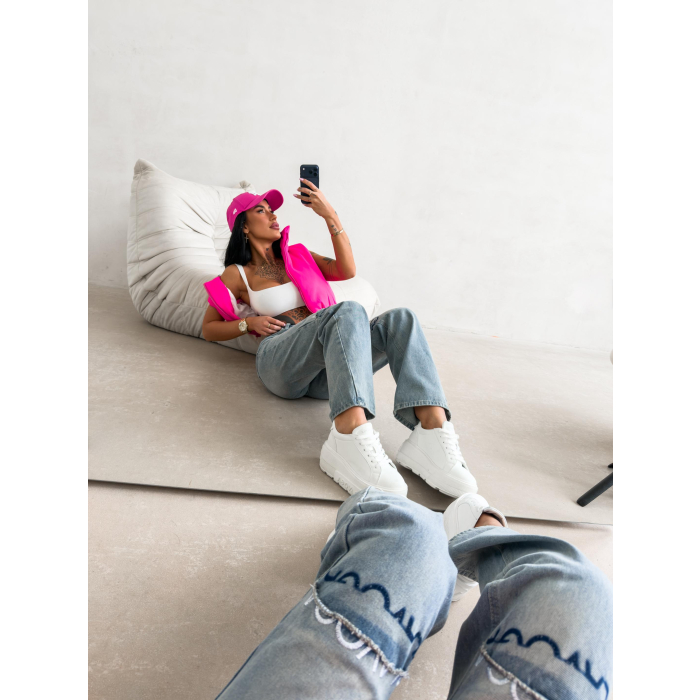 SPODNIE JENSOWE DENIM OLAVOGA DAKEN LIGHT JEANS BLUE