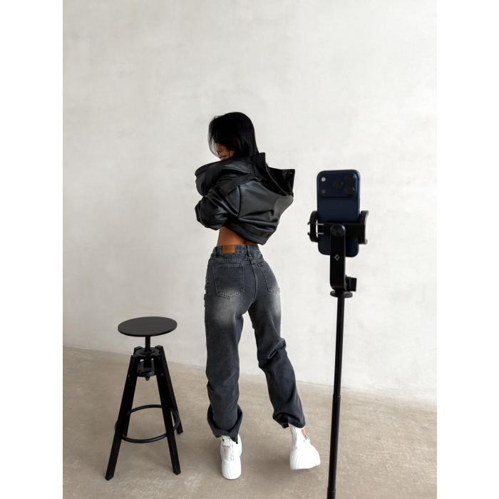 SPODNIE JENSOWE DENIM OLAVOGA DAKEN DARK GRAY