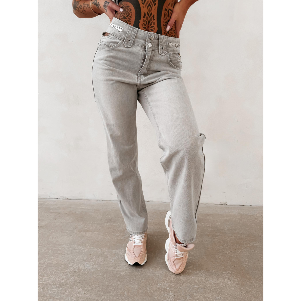 SPODNIE JENSOWE DENIM OLAVOGA EREDU GRAY