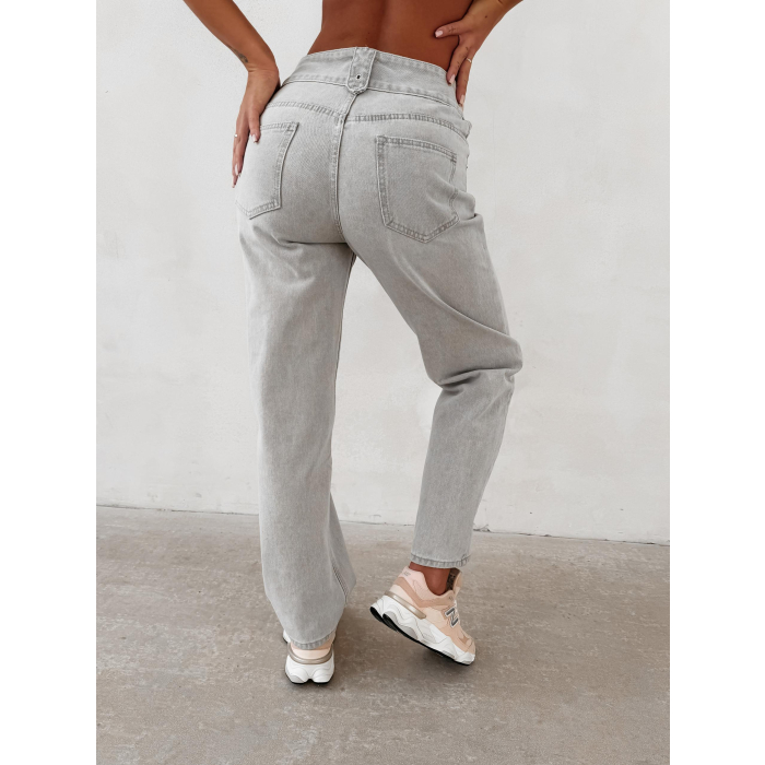 SPODNIE JENSOWE DENIM OLAVOGA EREDU GRAY