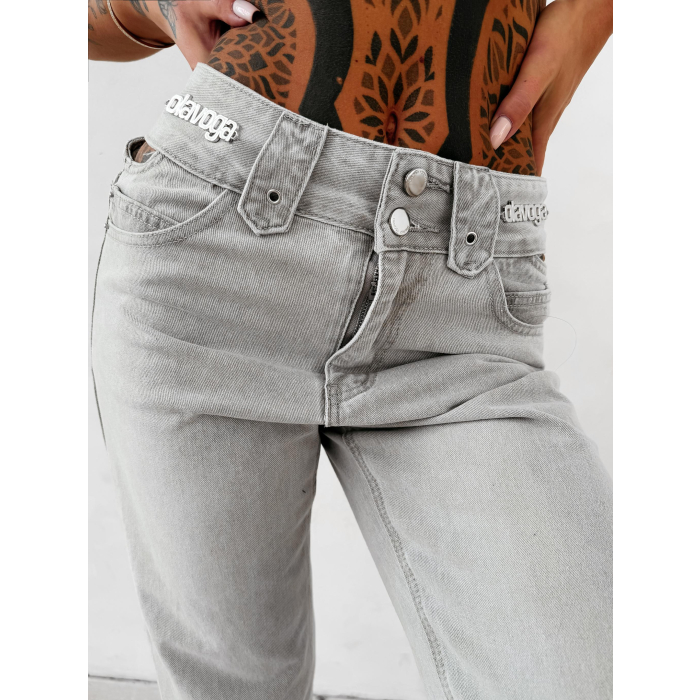 SPODNIE JENSOWE DENIM OLAVOGA EREDU GRAY