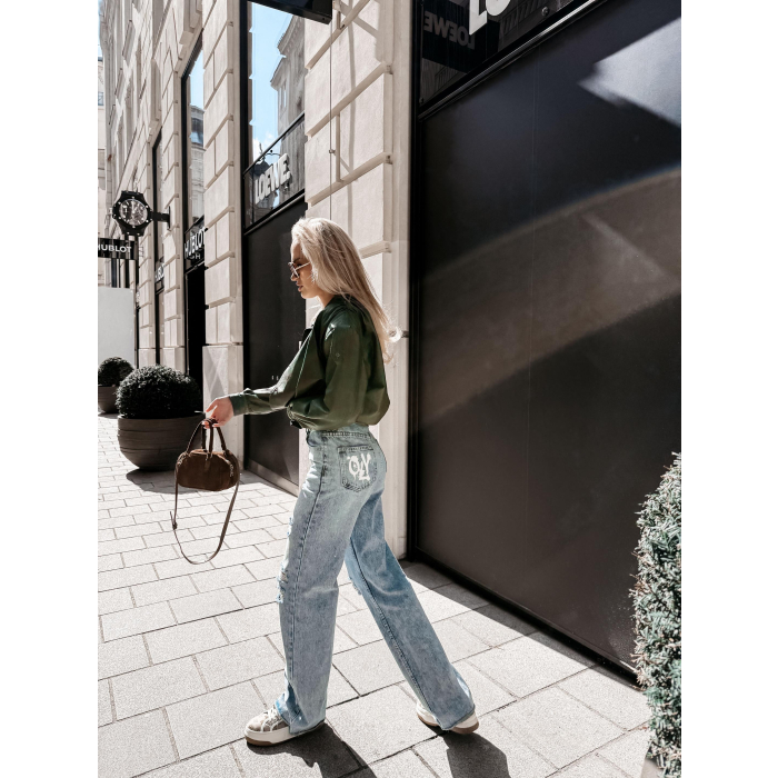 SPODNIE JENSOWE DENIM OLAVOGA MALU BLUE