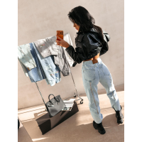 SPODNIE JENSOWE DENIM OLAVOGA SKYLINE DARK JEANS