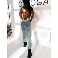 SPODNIE JENSOWE DENIM OLAVOGA SKYLINE DARK JEANS