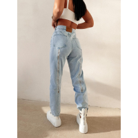SPODNIE JENSOWE DENIM OLAVOGA SKYLINE LIGHT BLUE