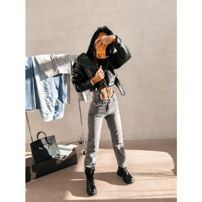 SPODNIE JENSOWE DENIM OLAVOGA SKYLINE GRAY
