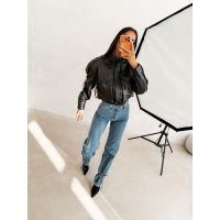 SPODNIE JENSOWE DENIM WIĄZANE OLAVOGA REIRY JEANS BLUE