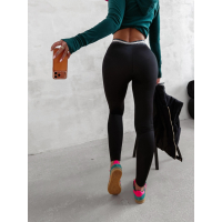 SPODNIE LEGGINSY GUMA OLAVOGA TRIPLY BLACK