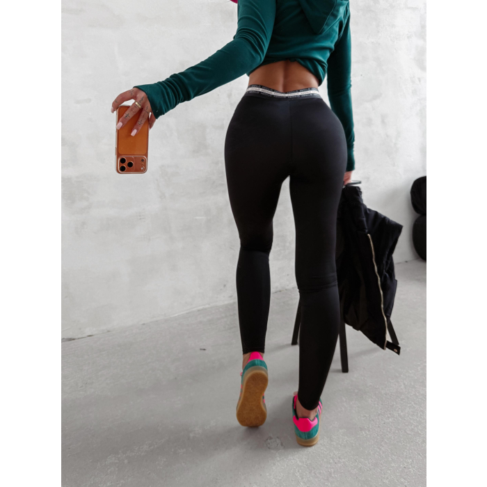SPODNIE LEGGINSY GUMA OLAVOGA TRIPLY BLACK