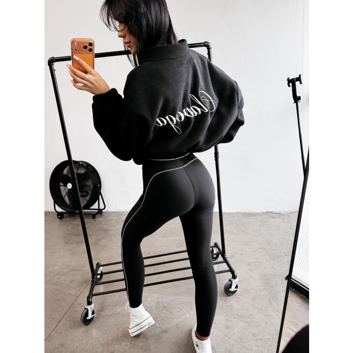 SPODNIE LEGGINSY LAMPAS OLAVOGA GLITZ BLACK